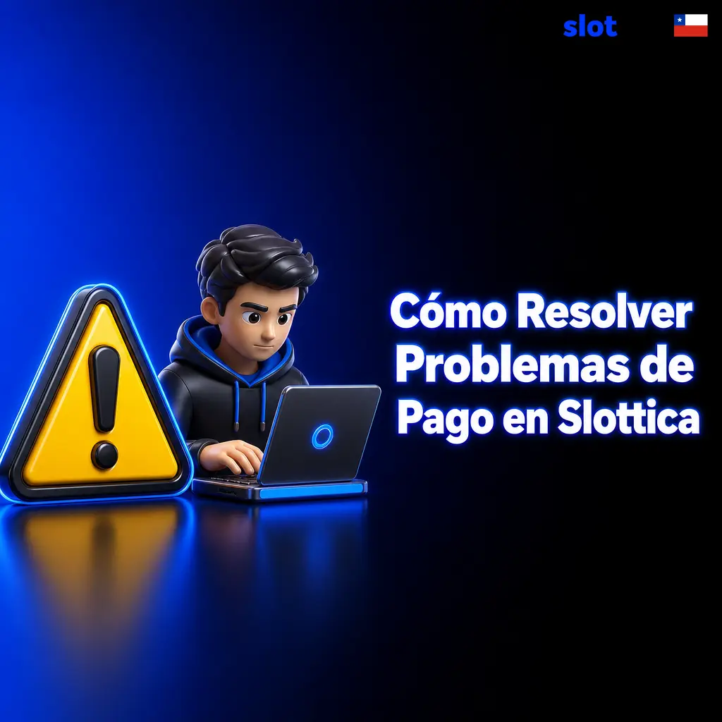 Guía visual de solución a problemas de pago en Slottica para usuarios de Chile